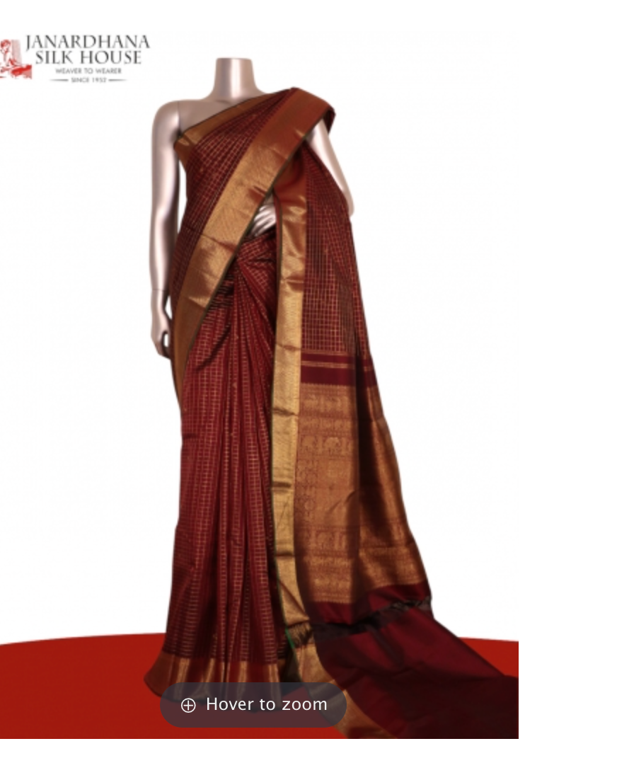pure handloom kanjeevaram silk saree ak202075