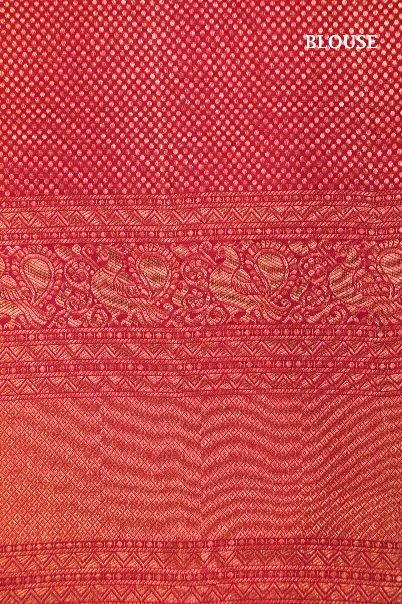 bridal kanjeevaram silk saree ai209450