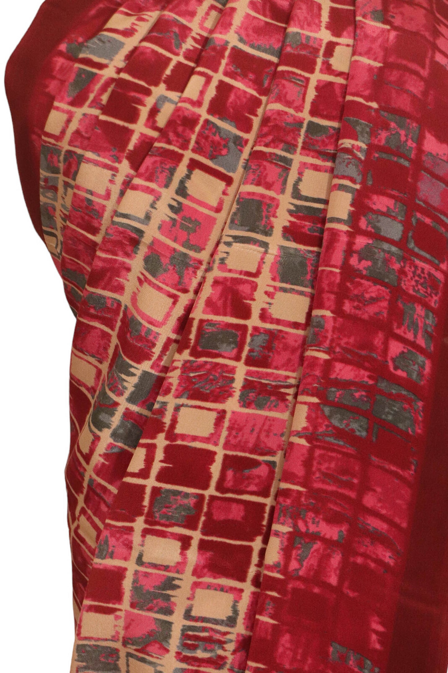 designer abstract crepe silk saree aj206300