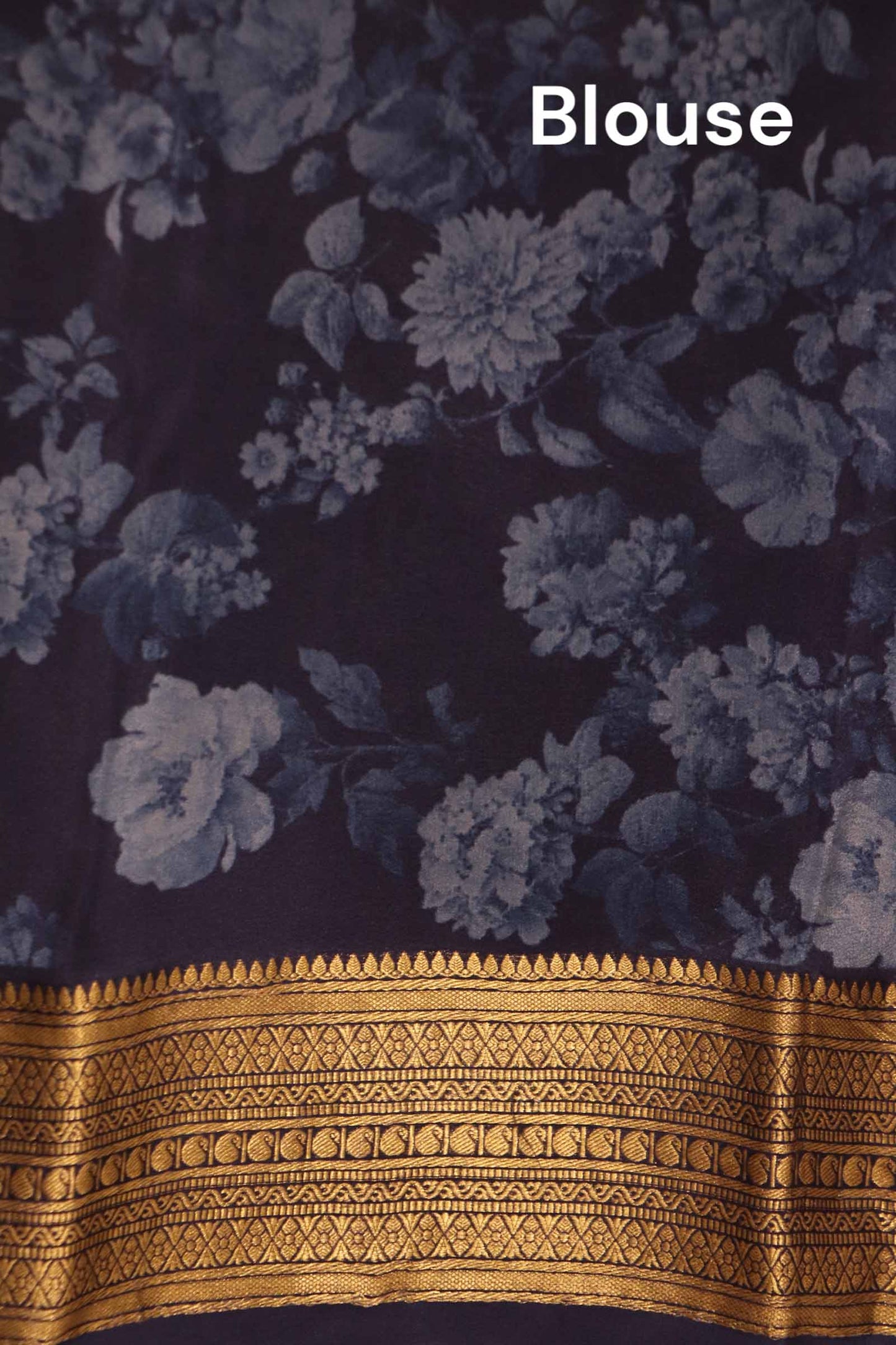 pure floral zari crepe silk saree ak208187