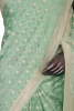 Pure Handloom Zari Butta Banarasi Crepe Silk Saree