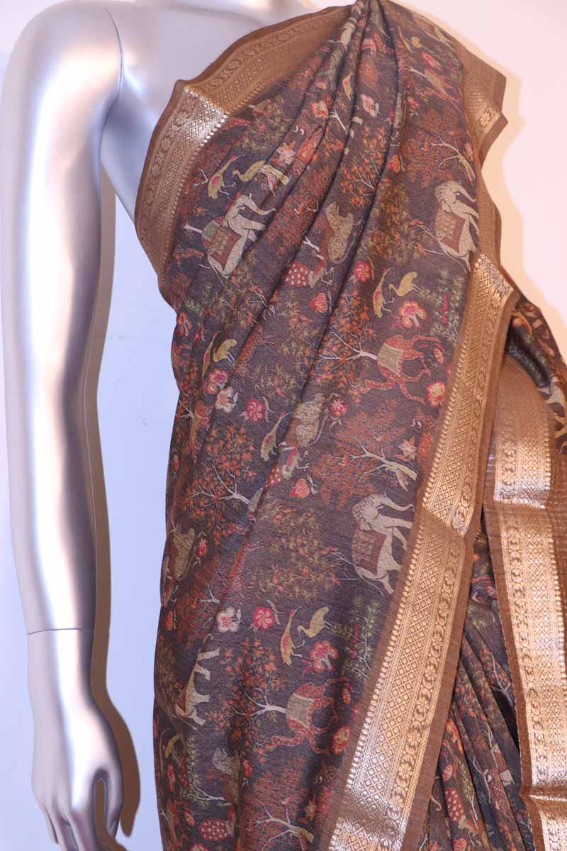 Handloom Pure Tussar Silk Saree AI201940