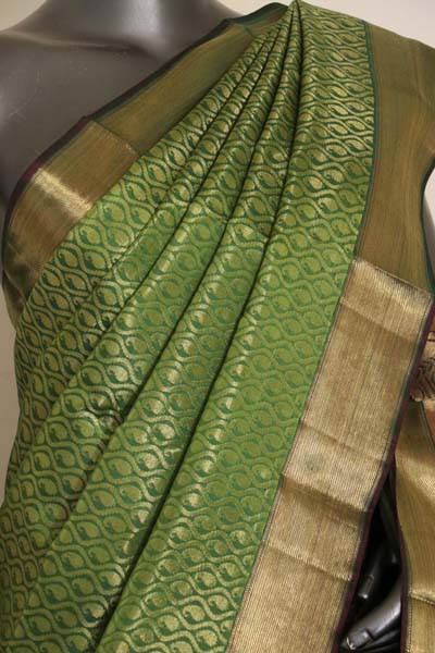 Exquisite Grand Wedding Zari Brocade Kanjeevaram Silk SSJG01030