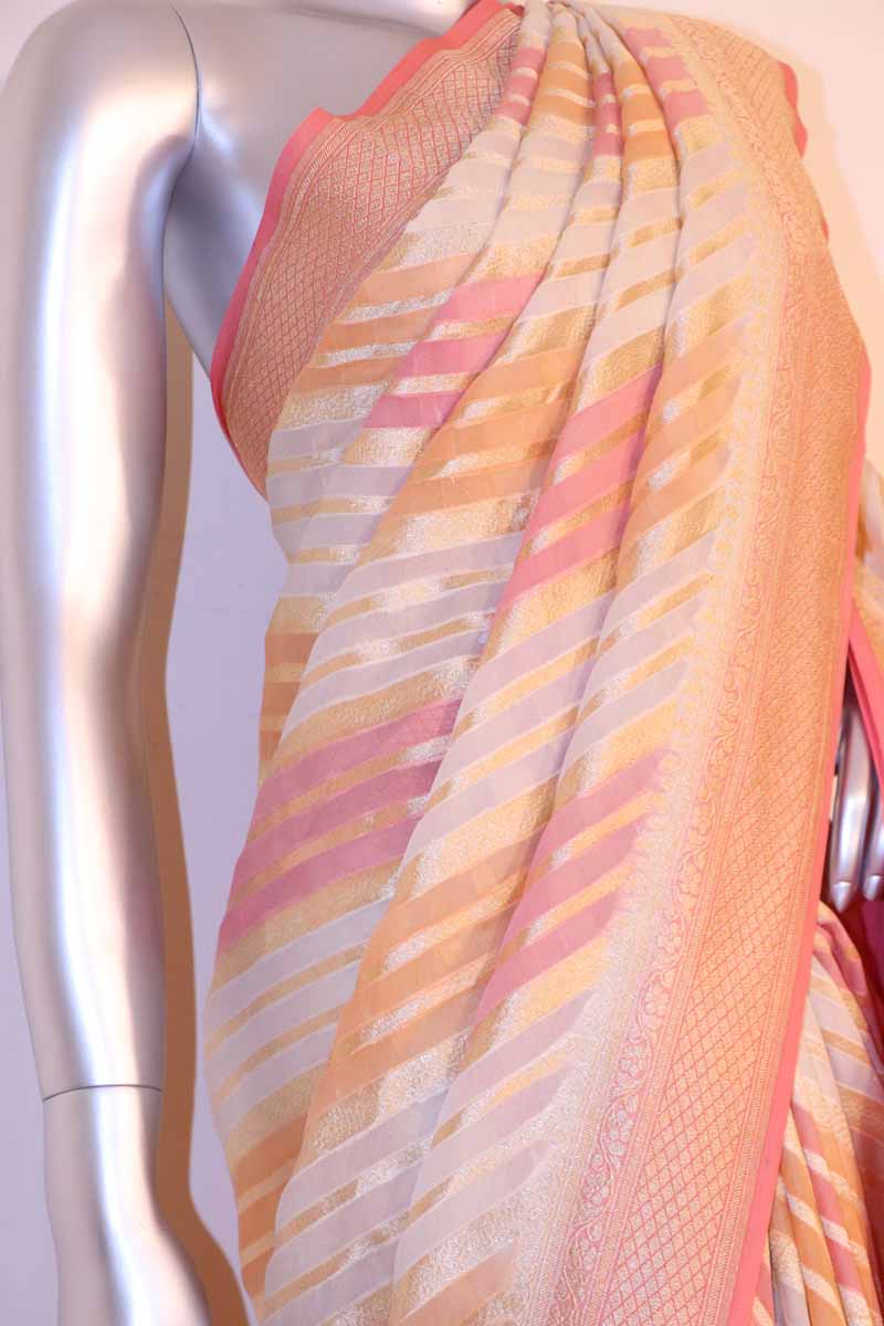 Designer Exclusive Banarasi Georgette Silk Saree AI200386