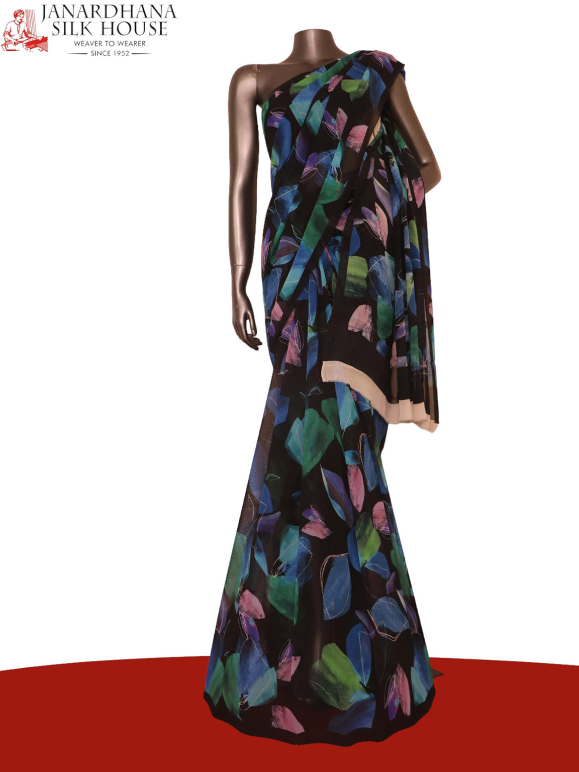Exclusive Pure Printed Georgette Silk Saree AJ201918