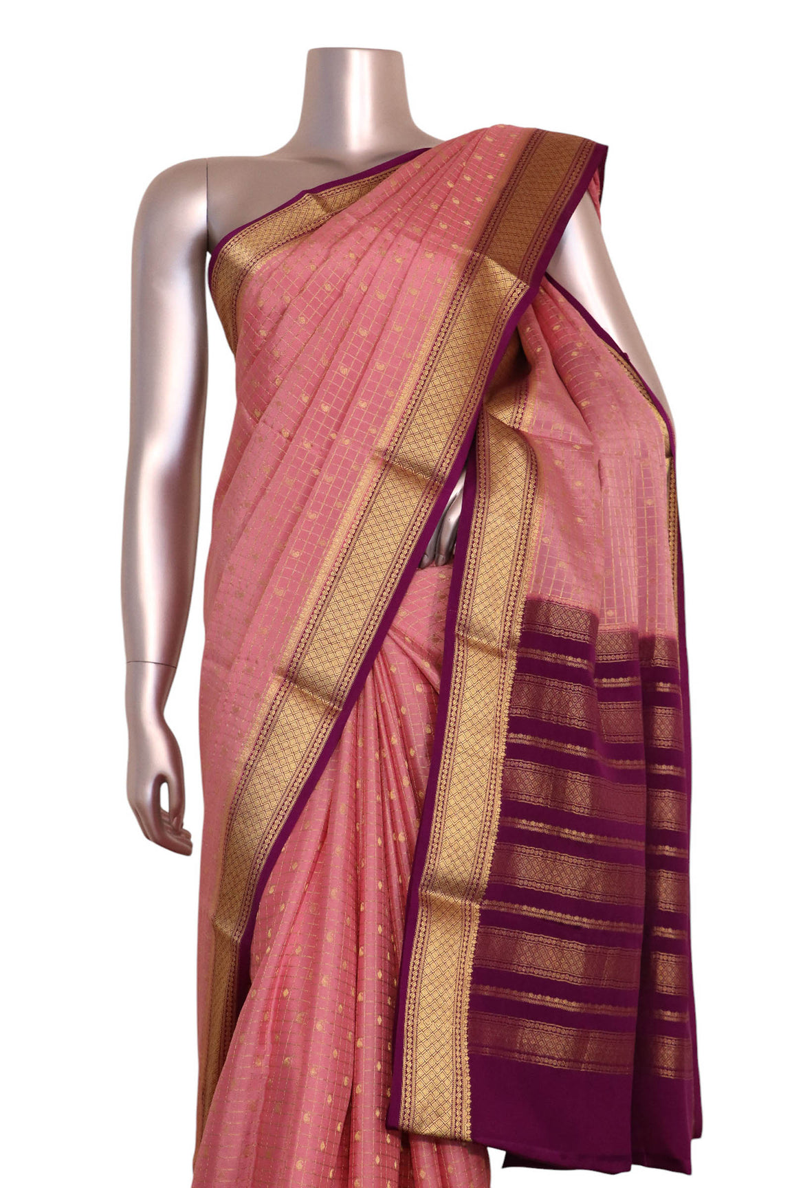 Pure Mysore Crepe Silk Saree AK213720