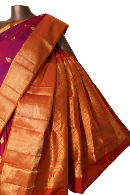Traditional Grand Wedding South Silk Saree AJ209855