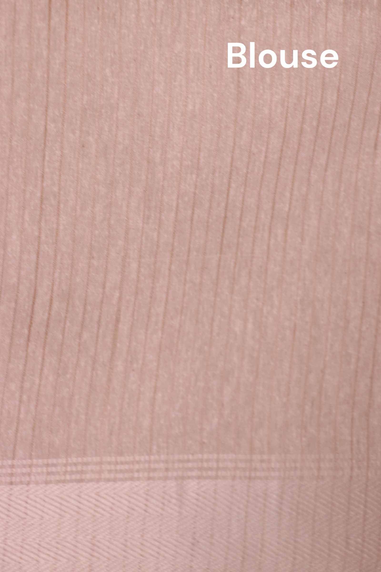 Handloom Pure Tussar Silk Saree AL203717