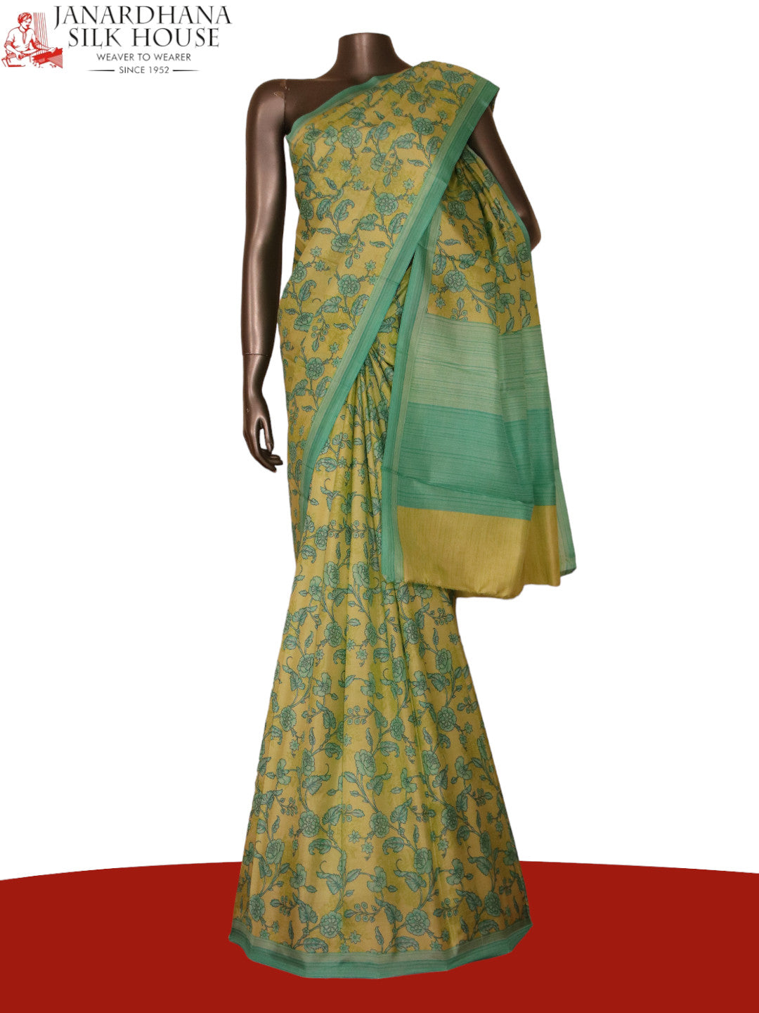 Floral Exclusive Printed Silk Saree AJ205438