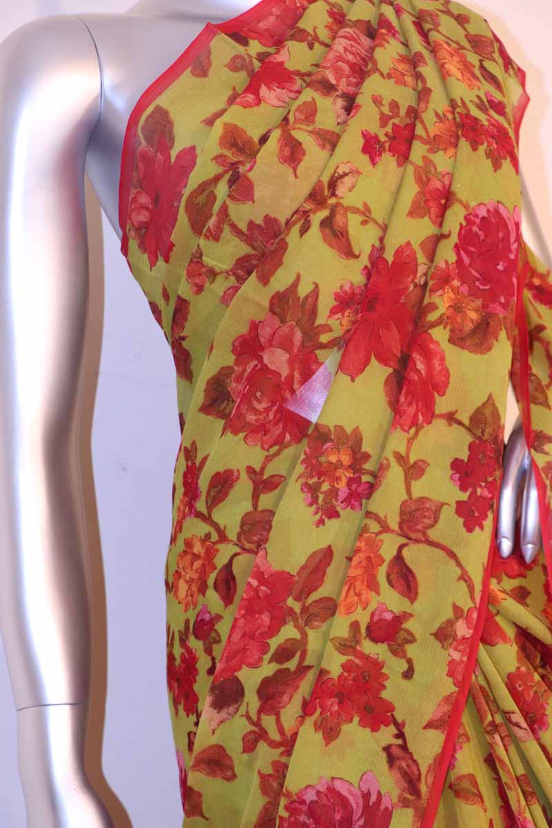 Floral Exclusive Finest Quality Pure Silk Chffion AI202058