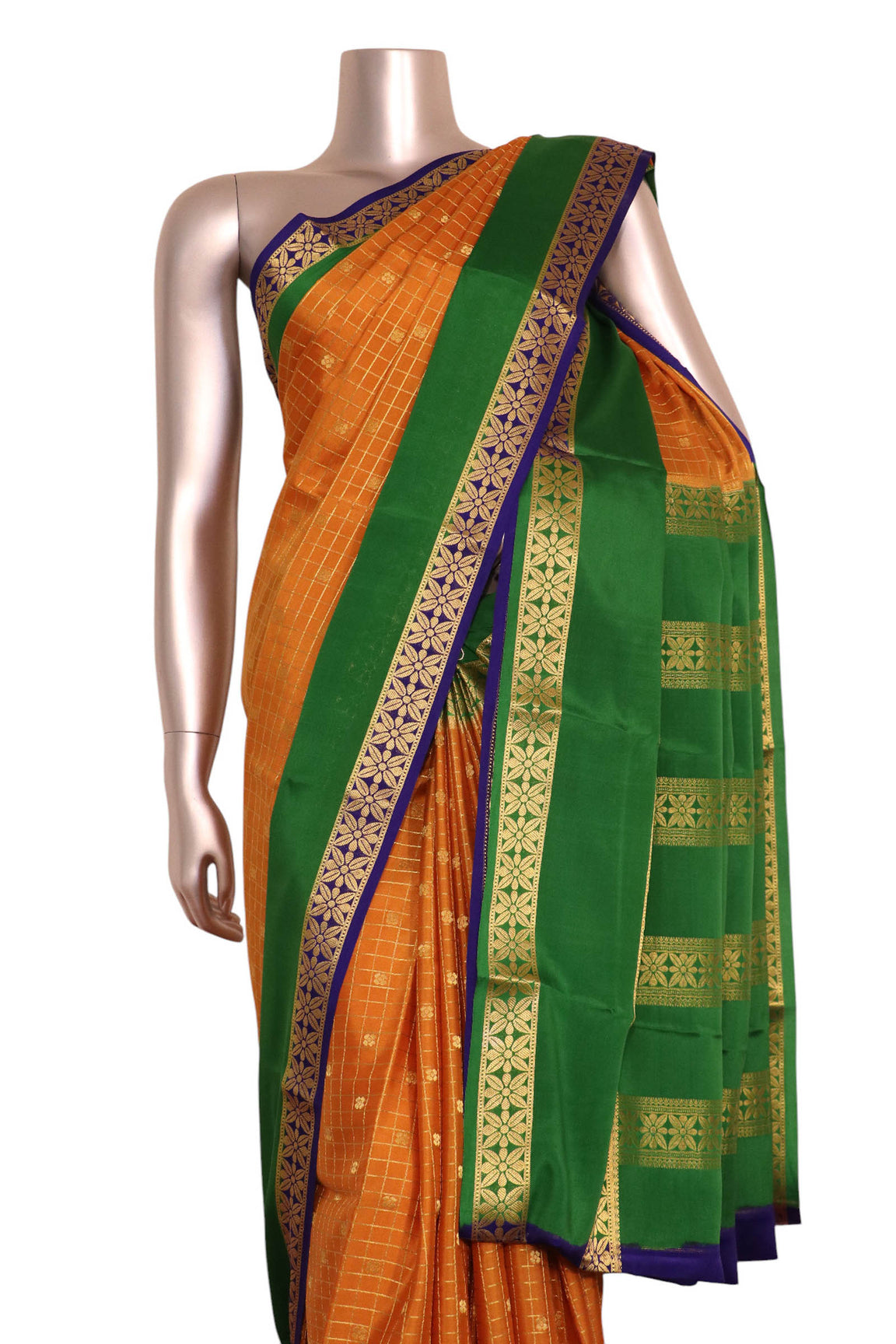 Pure Mysore Crepe Silk Saree AL200169