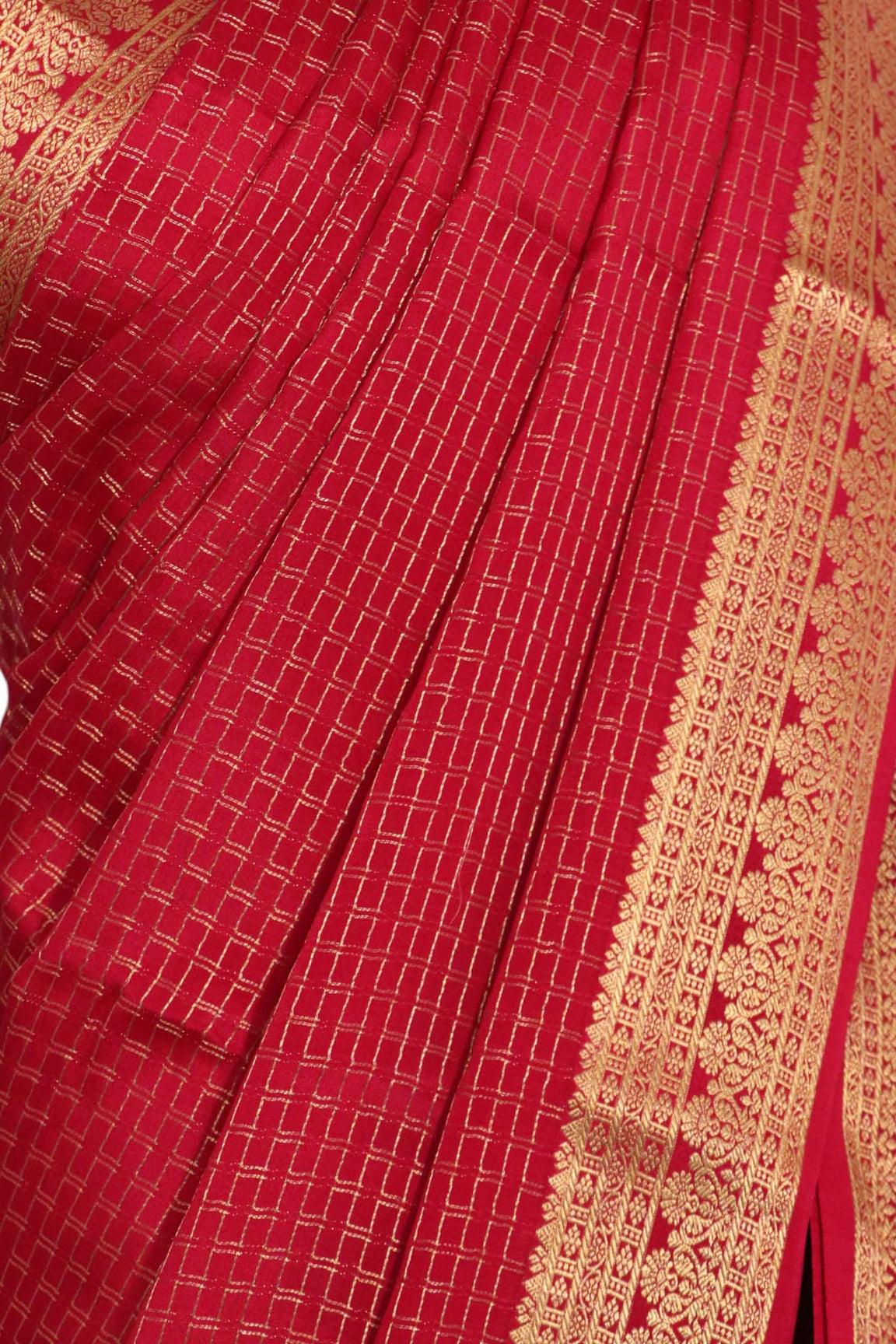 Pure Mysore Crepe Silk Saree AL212793