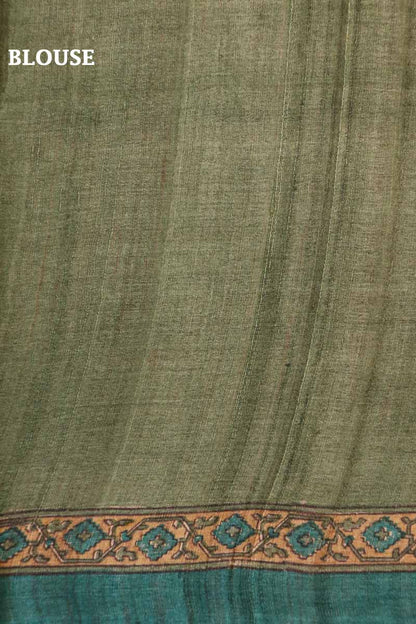 Exclusive Printed Tussar Silk Saree AH203460