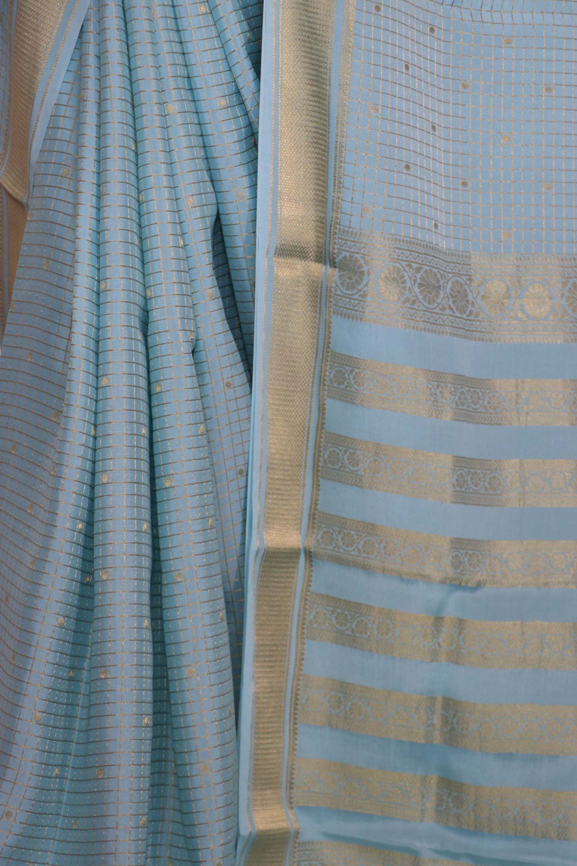 Pure Mysore Crepe Silk Saree AL211376
