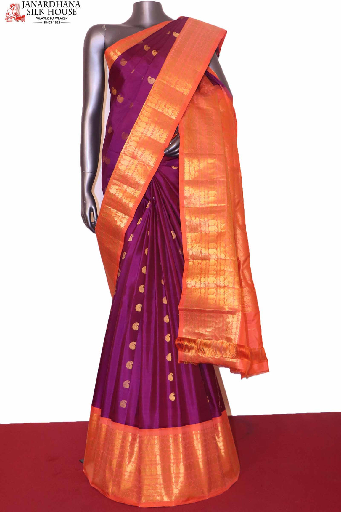 Grand Wedding Pure Gadwal Silk Saree AI203512