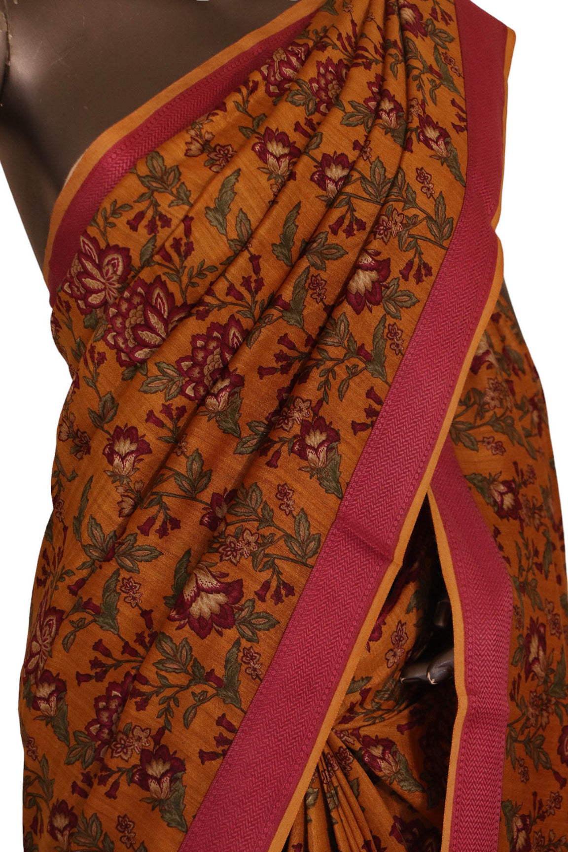 Floral Exclusive Pure Tussar Silk Saree AJ205488