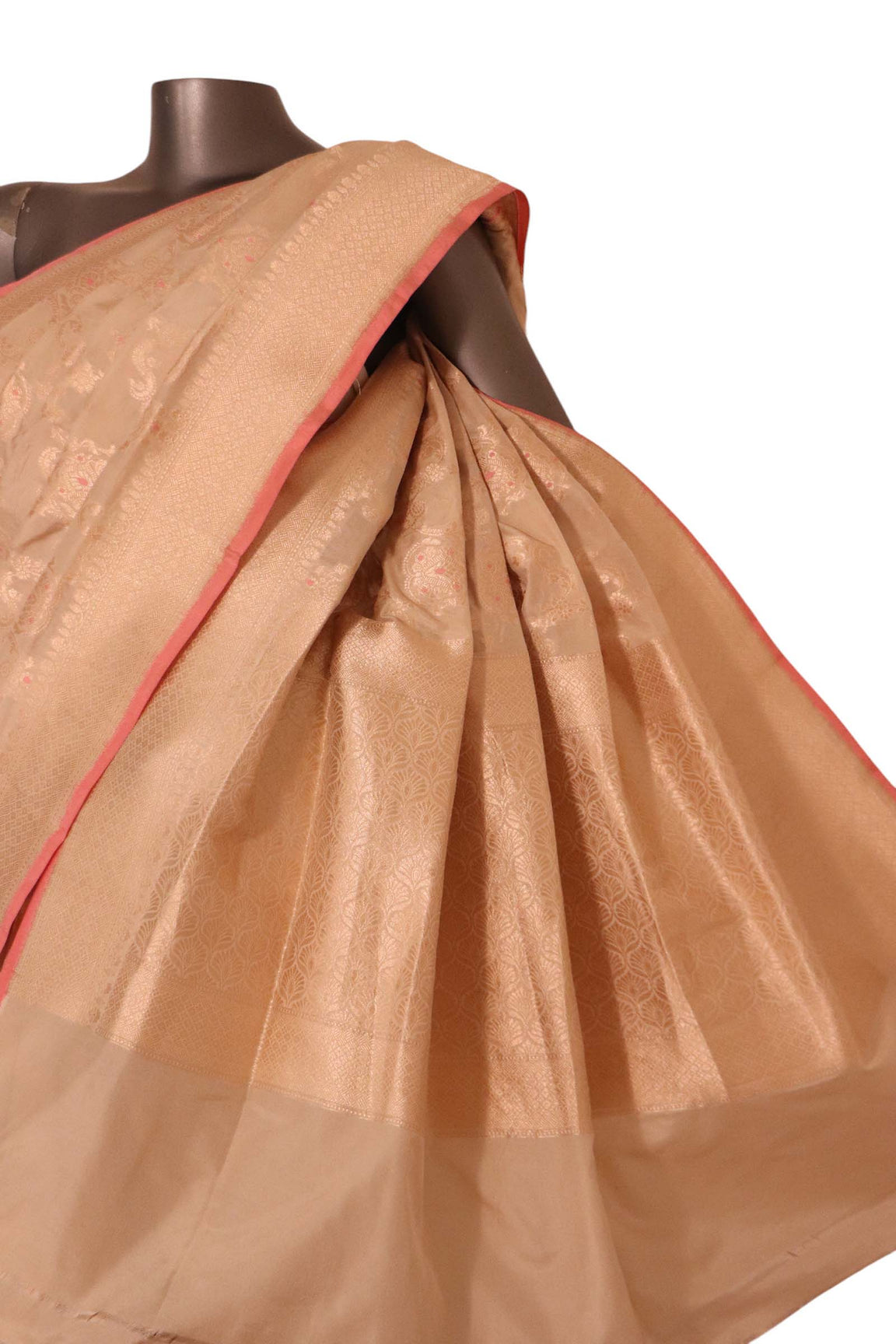 Pure Handloom Meenakari Banarasi Silk Saree AK203325