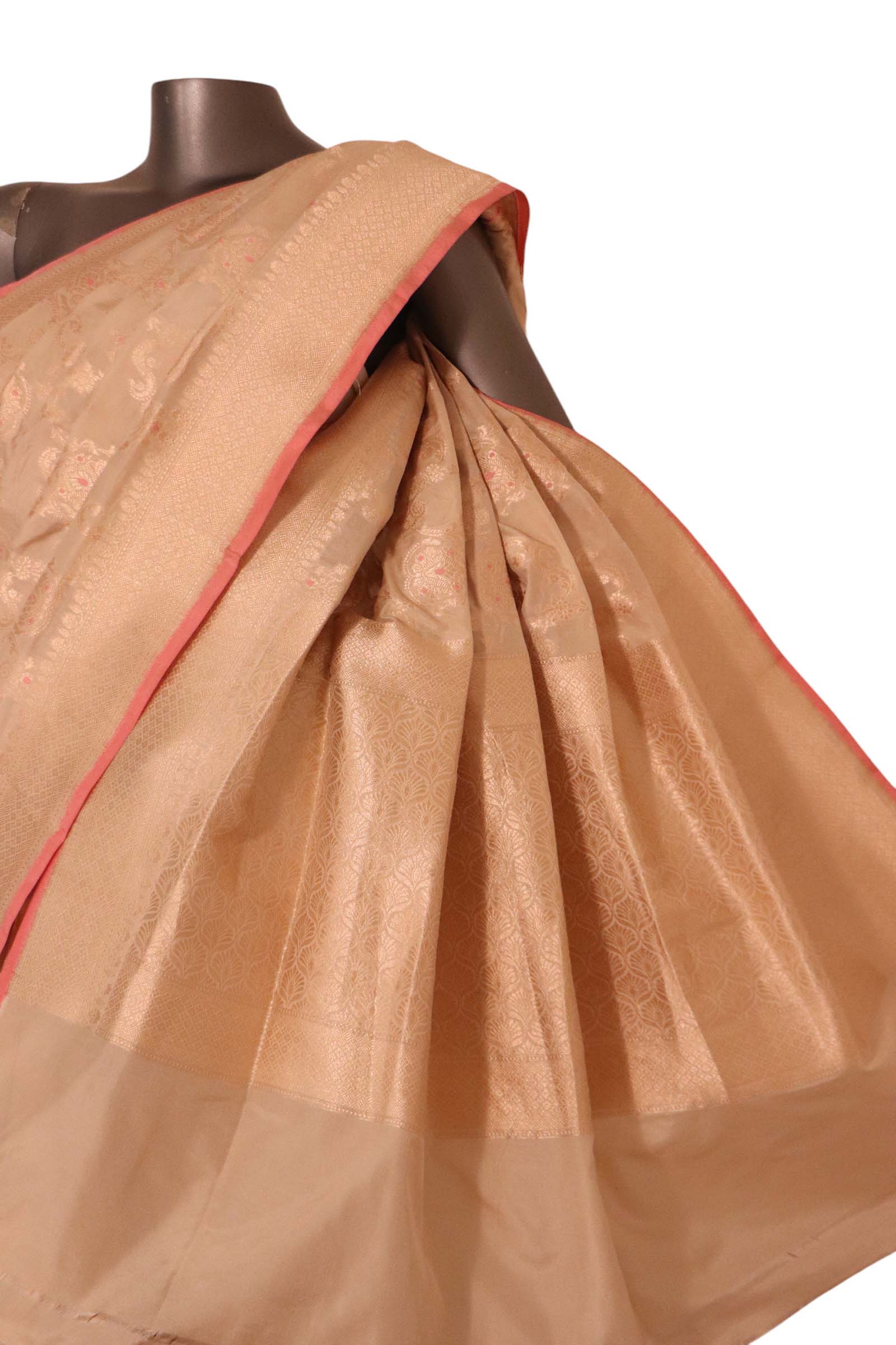 Pure Handloom Meenakari Banarasi Silk Saree AK203325
