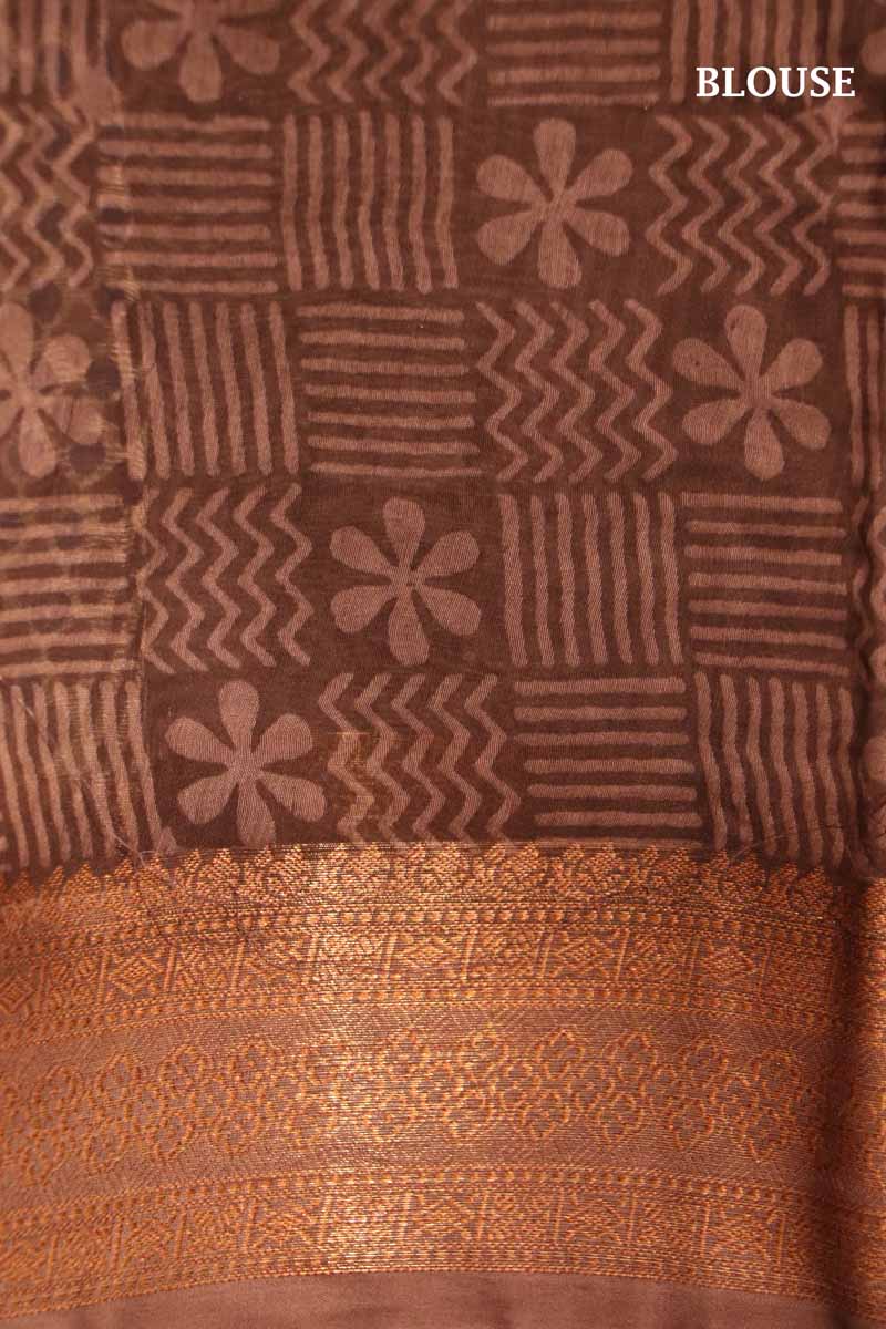 Exclusive Soft Pure Cotton Chanderi Saree AI214435