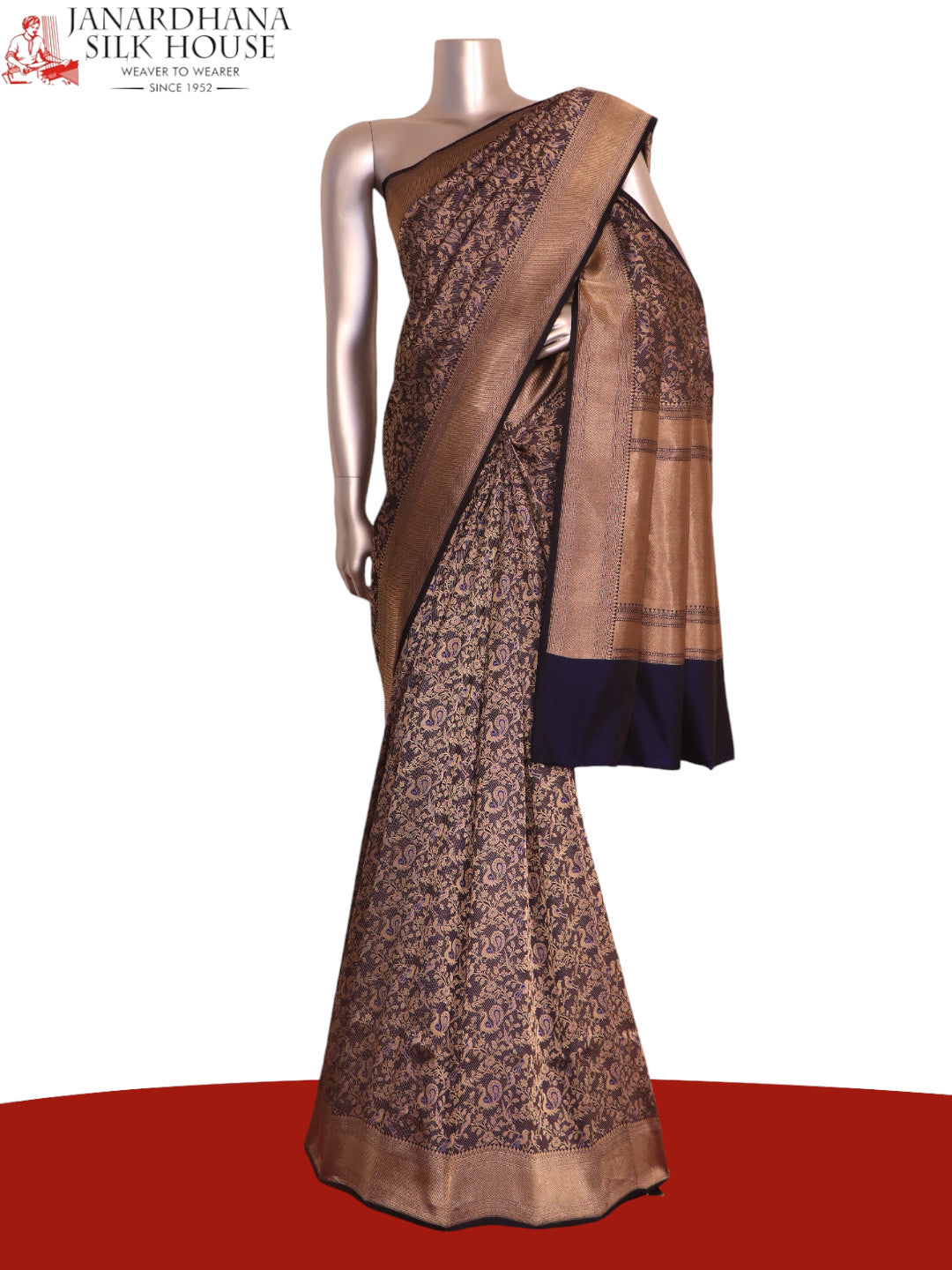 Designer Grand Wedding Banarasi Silk Saree AK206154