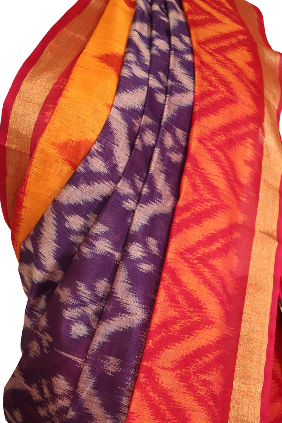 Handloom Pochampally Silk Cotton Saree AJ210249
