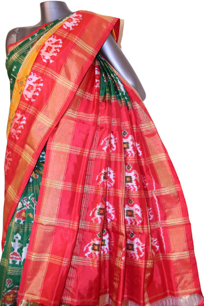 Handloom Ikat Patola Silk Saree AJ202844