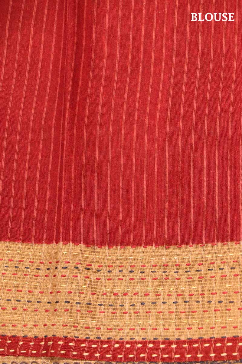 Exclusive Printed Pure Tussar Silk Saree Thread Work Border AI202262