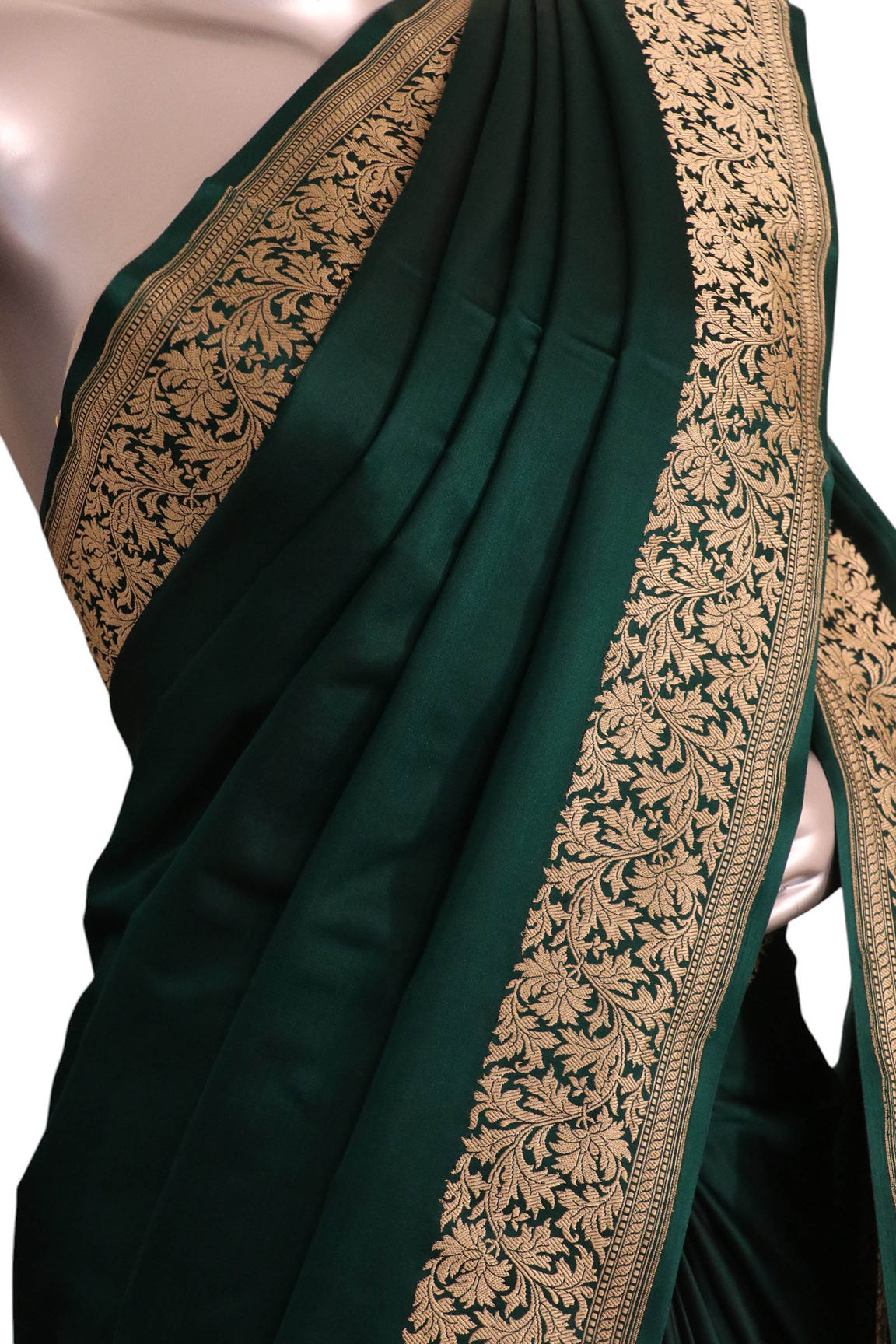 Satin Banarasi Pure Silk Saree. AL200372