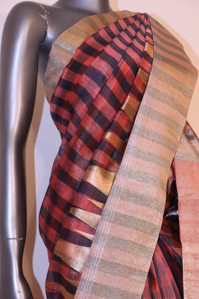 Handloom Banarasi Kora Silk Saree AE201521
