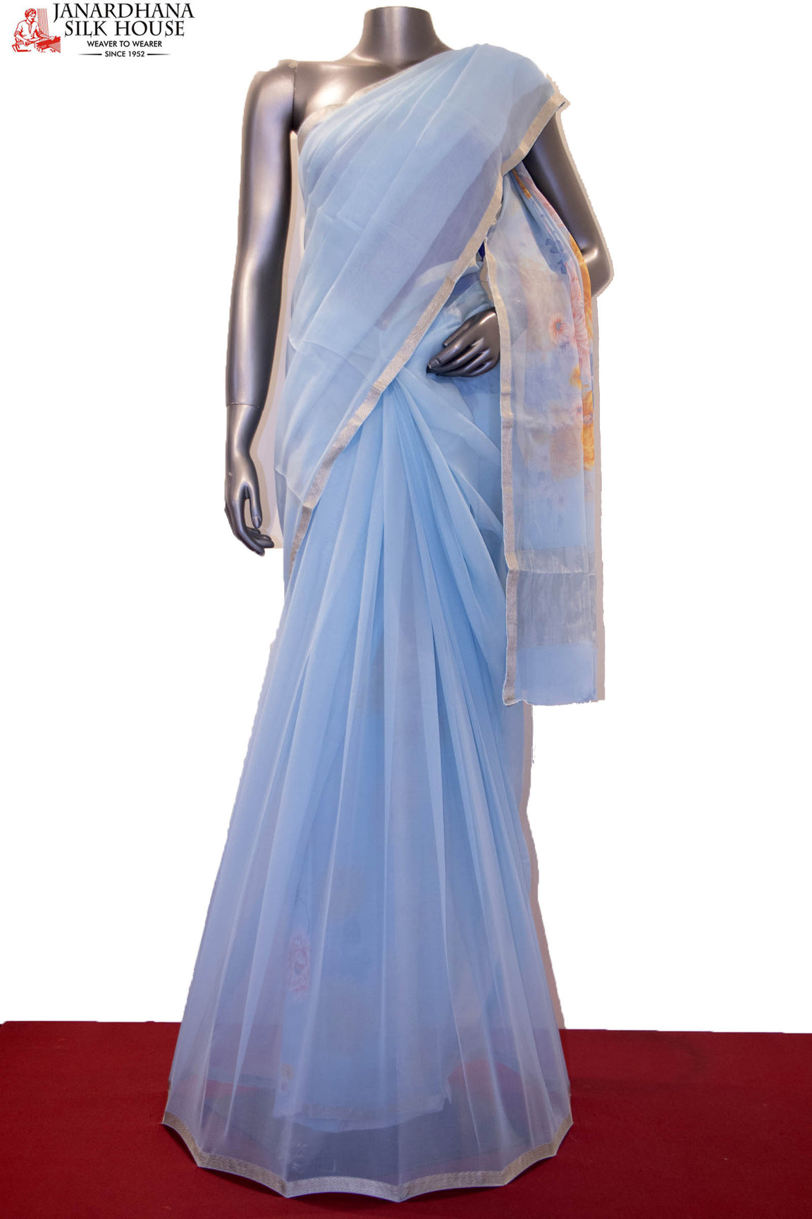 Designer &amp; Exclusive Floral Prints Pure Silk Chiffon AF212512