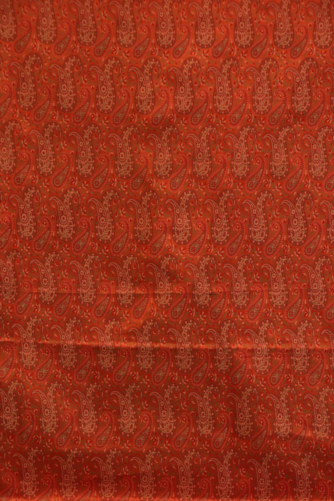 Handloom Pure Silk Jamawar Fabric AK204593