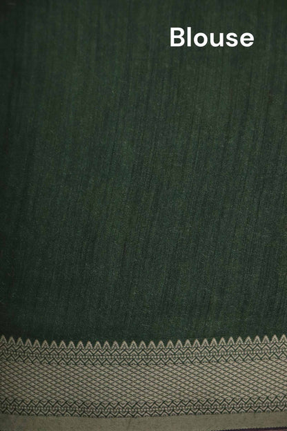 Floral Exclusive Pure Tussar Silk Saree AJ205489