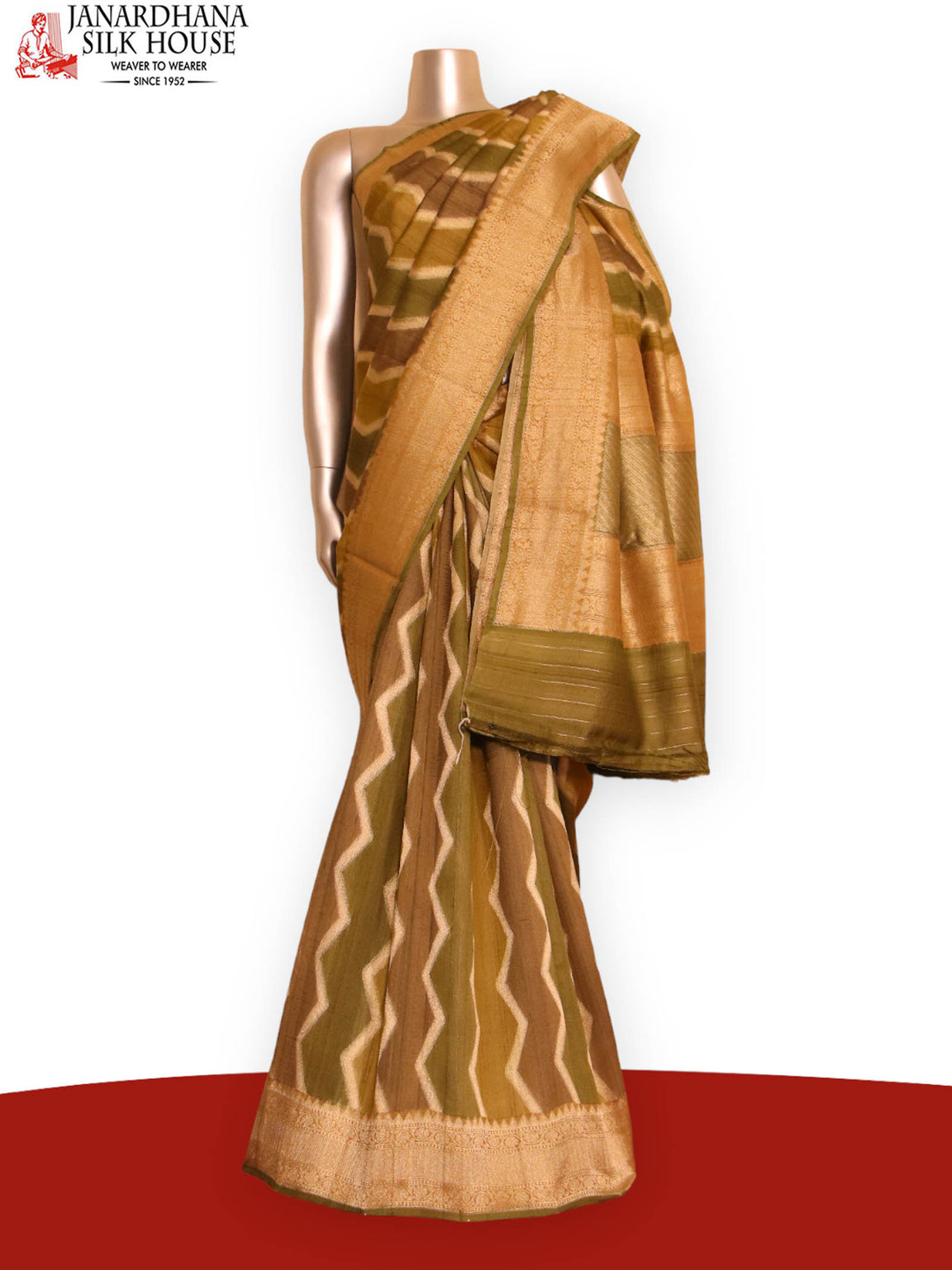 Exclusive Handloom Tussar Silk Saree AJ202608