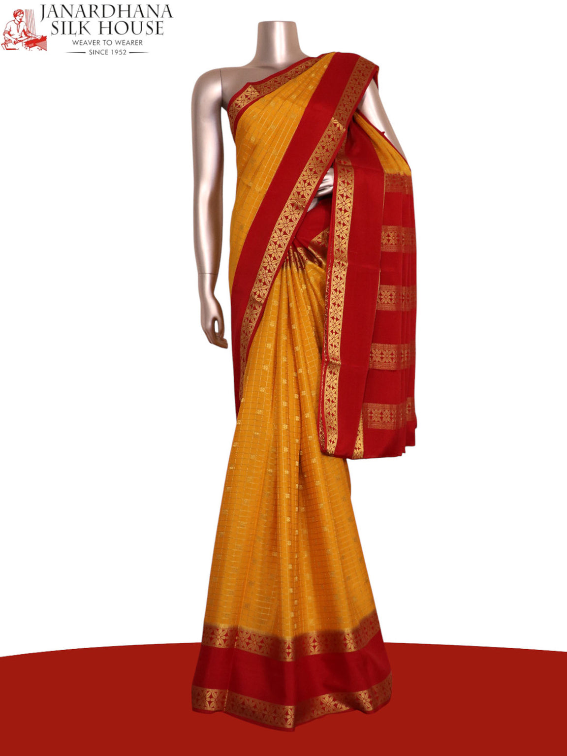 Pure Mysore Crepe Silk Saree AL200163