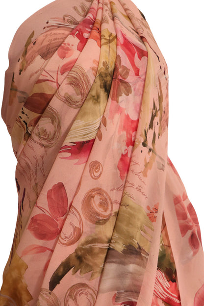 Exclusive Pure Printed Georgette Silk Saree AJ201917