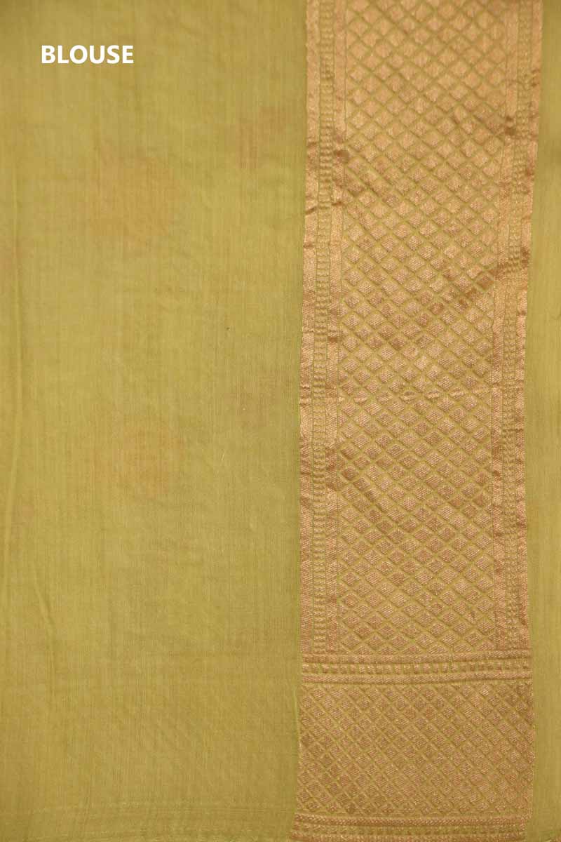 Meenakari Floral Handloom Tussar Silk Saree AJ202484