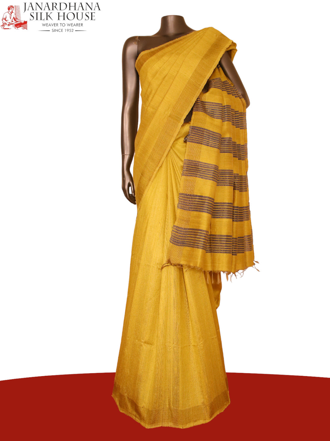 Handloom Pure Tussar Silk Saree AJ204713