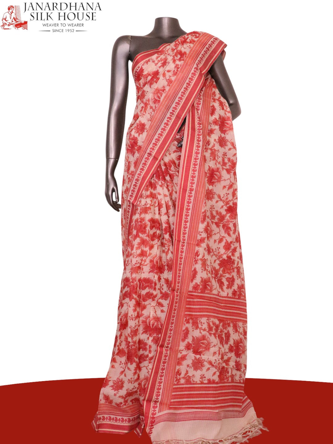 Exclusive Soft Pure Cotton Saree AL205188