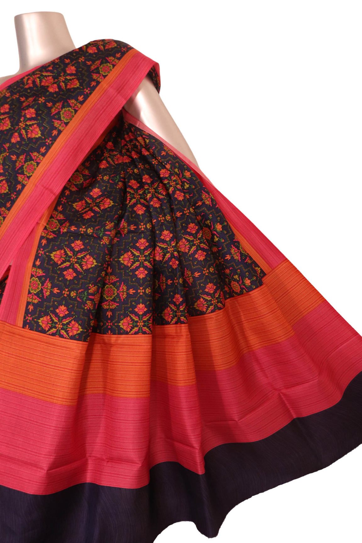 Floral Exclusive Printed Silk Saree AK202329