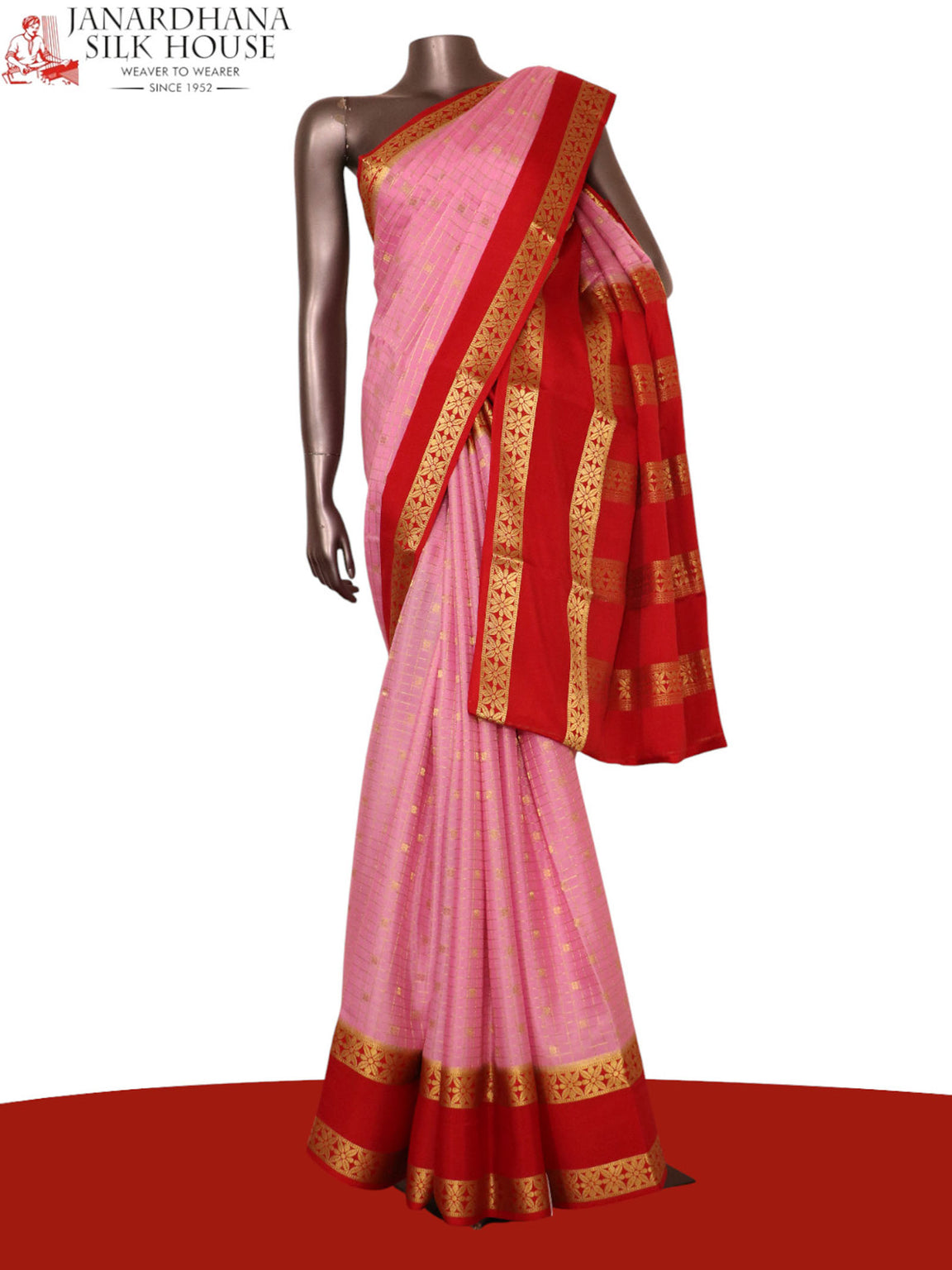 Pure Mysore Crepe Silk Saree AL200167