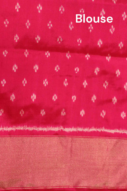 Pure Handloom Patola Ikat Silk Saree AL211728