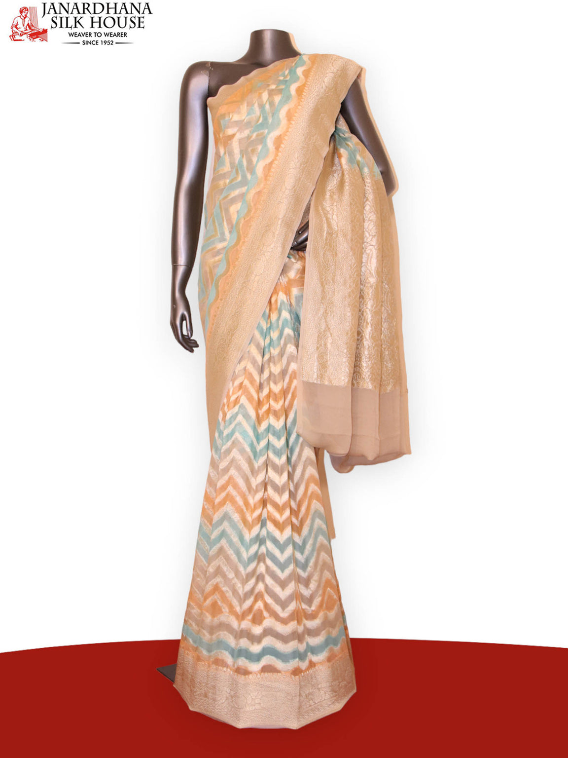Designer Banarasi Georgette Silk Saree AJ202586