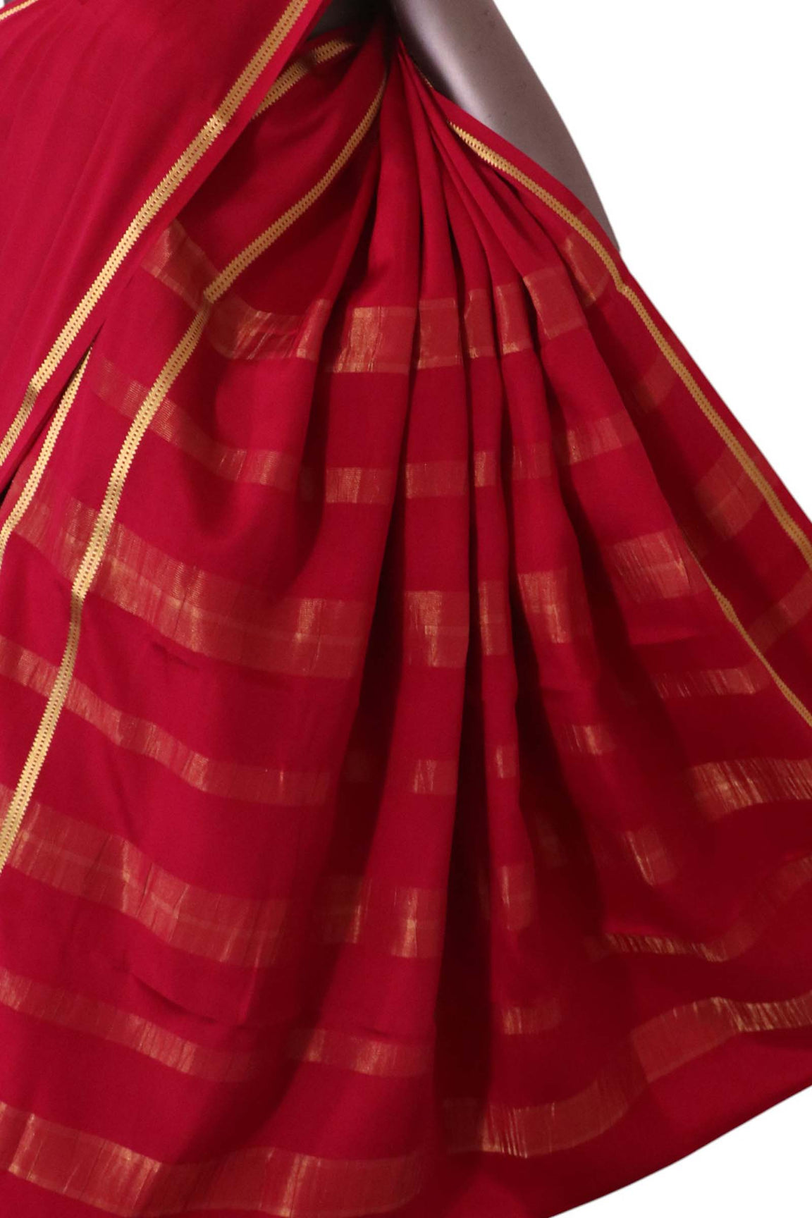 Pure Mysore Crepe Silk Saree AL212212