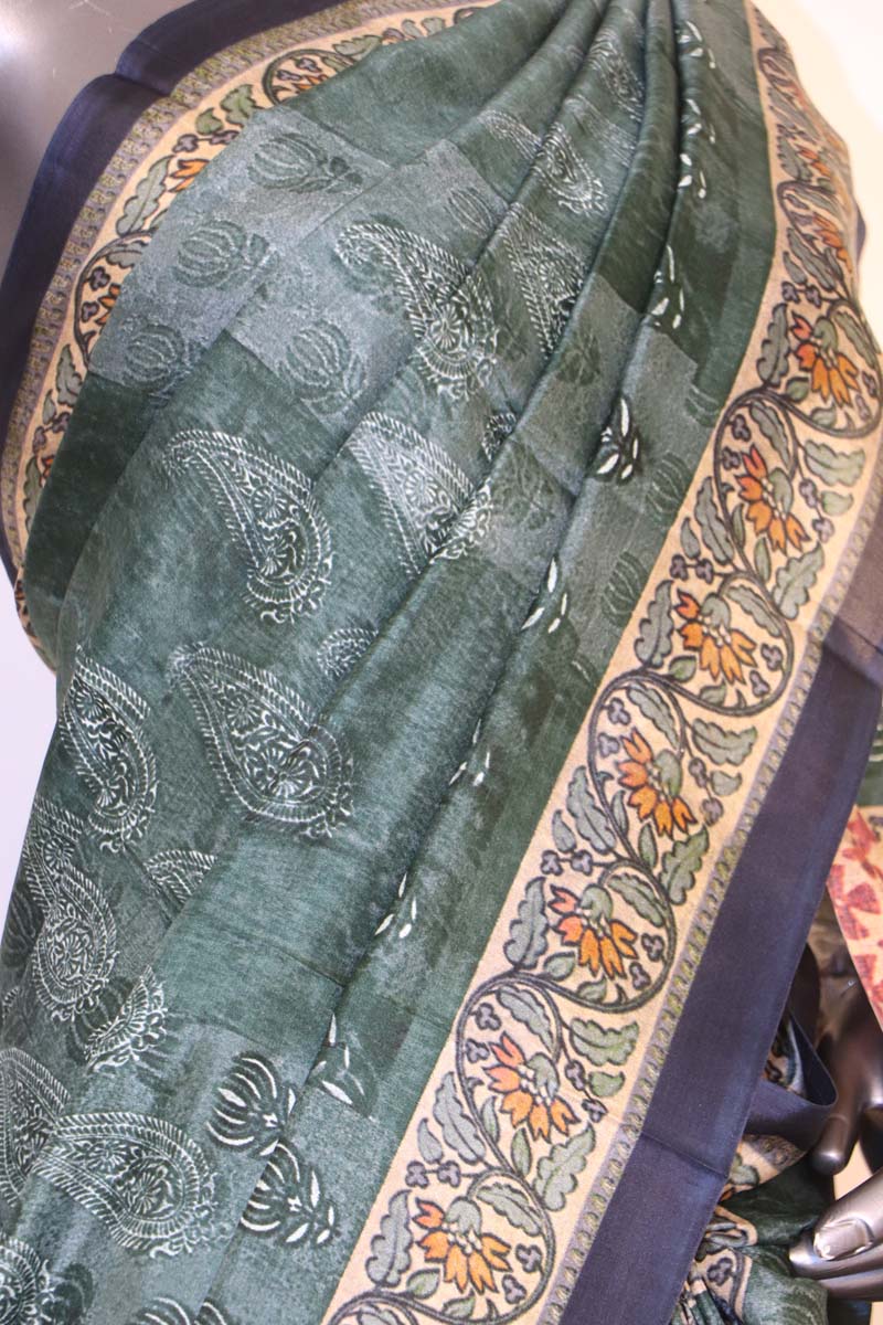 Designer Printed Pure Silk Saree AI207485