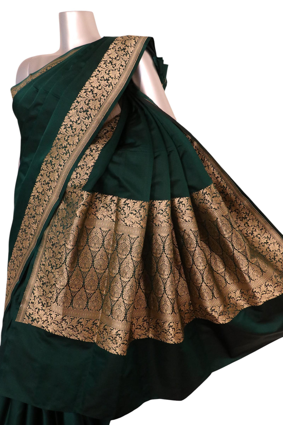 Satin Banarasi Pure Silk Saree. AL200372