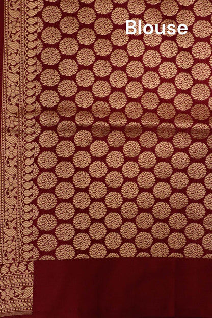 Satin Banarasi Pure Silk Saree. AL200369