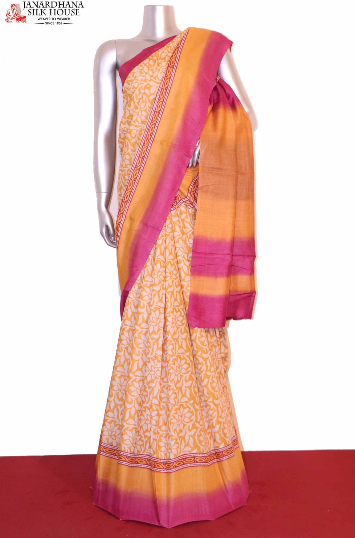 Exclusive Pure Soft Tussar Silk Saree AH203450