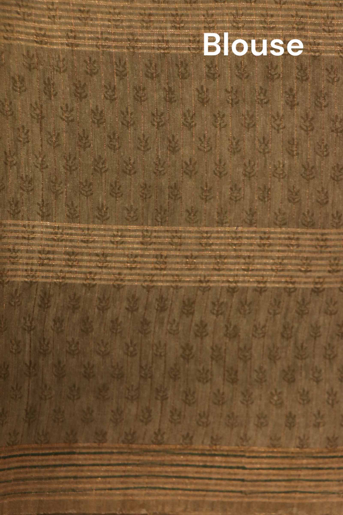 Pure Floral Peacock Tussar Silk Saree AK208412