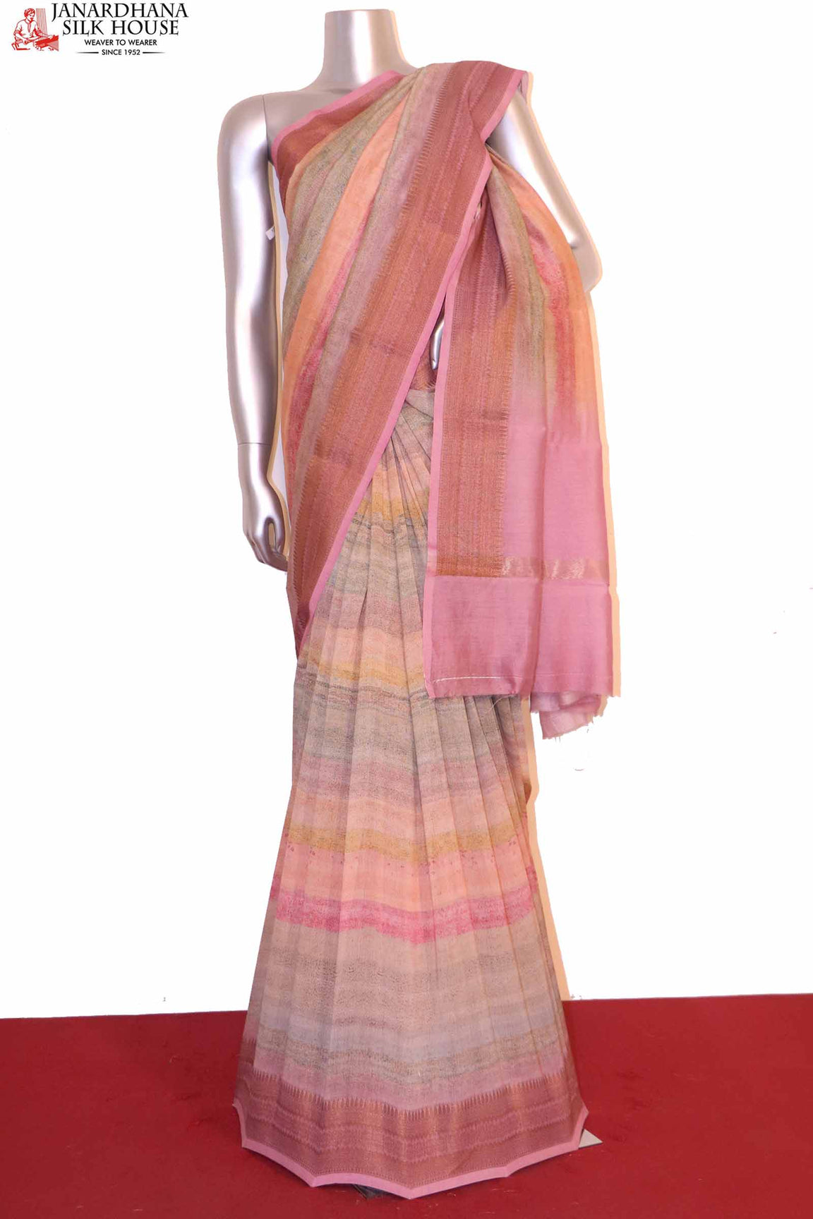 Exclusive Pure Chanderi Cotton Saree AI201063
