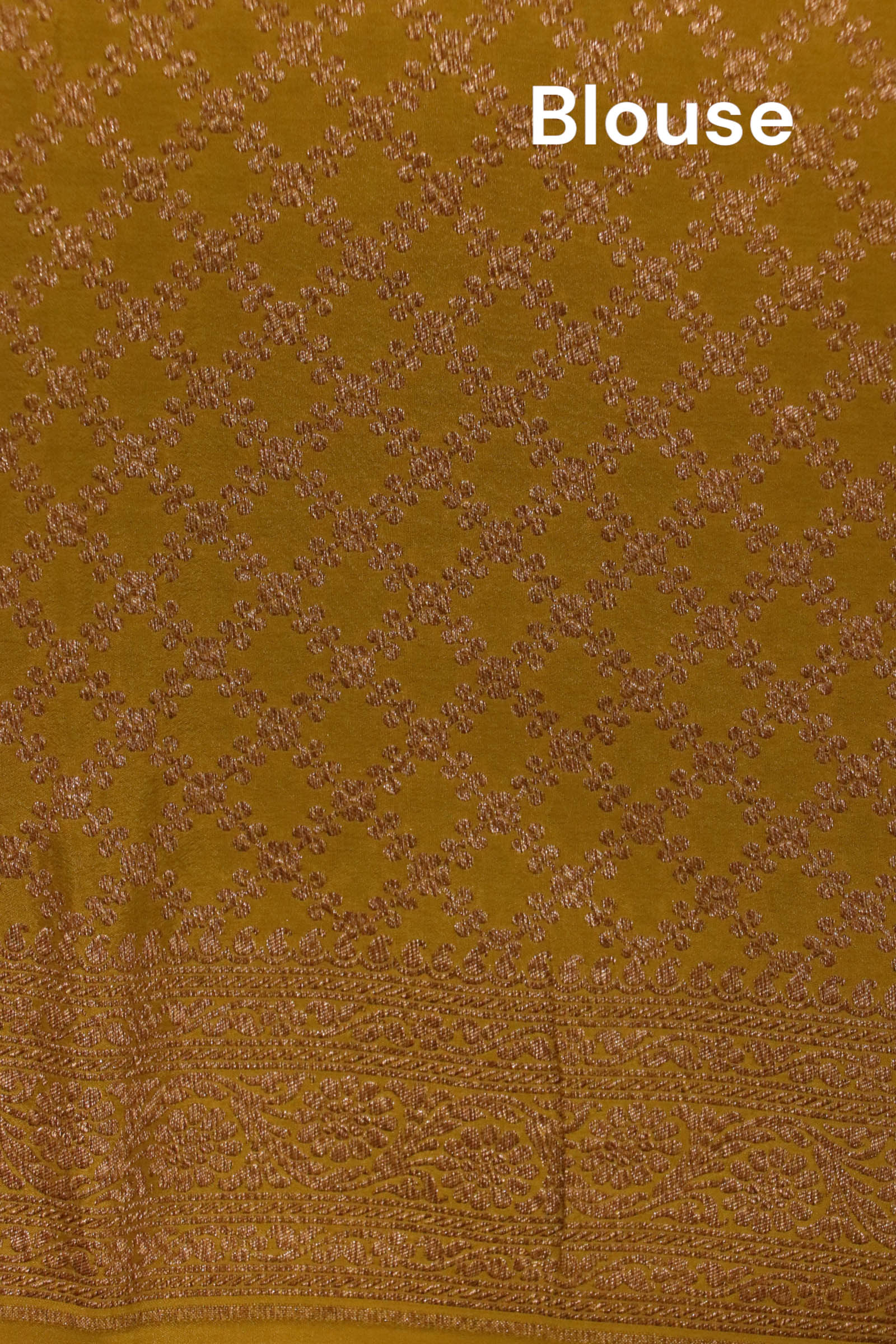 Pure Handloom Zari Butta Banarasi Crepe Silk Saree AL200312